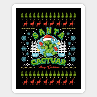 Santa Cactuar Christmas Sticker